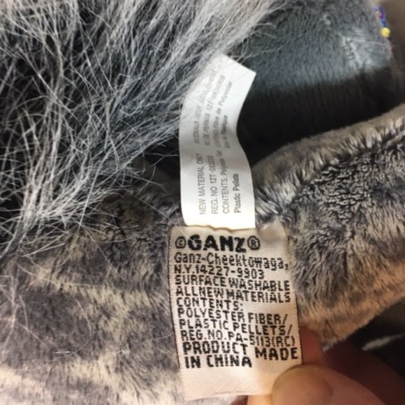 Ganz Webkinz Signature Plush Toy 10" Grey Arabian Horse Stuffed Animal - Picture 7 of 8